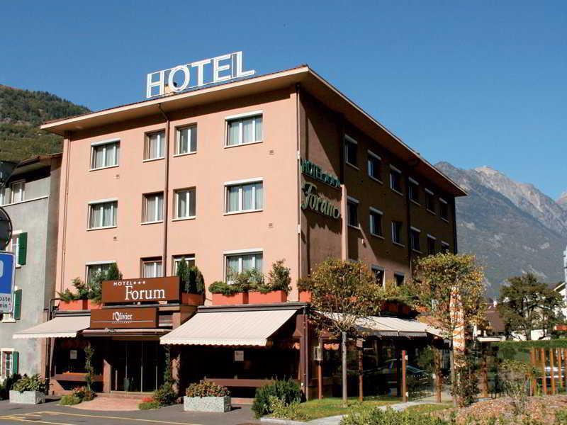 Hotel Forum Martigny Exterior foto